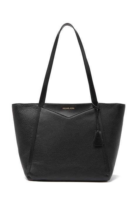 michael kors whitney tote large|whitney large leather tote bag.